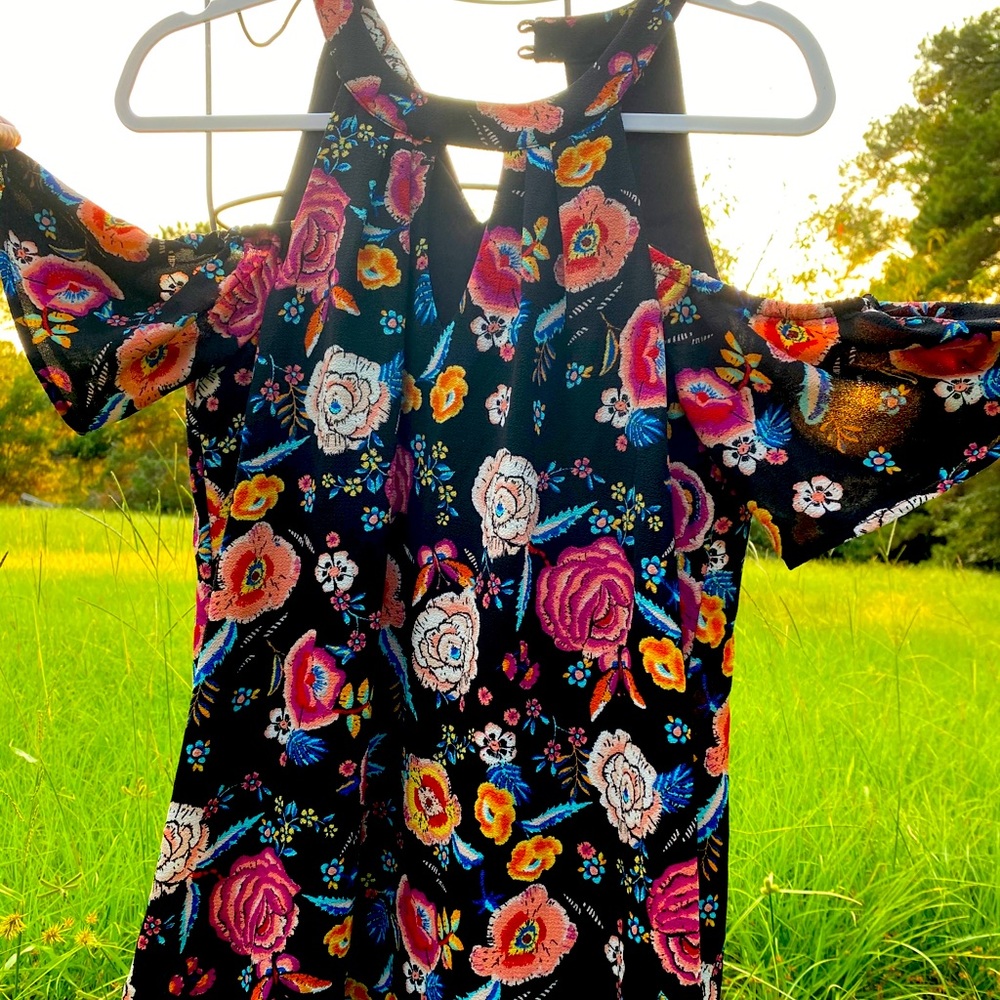 Vibrant flower dress
